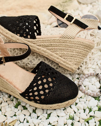 Royalfashion Espadrilles à talon Sintoles pour femme