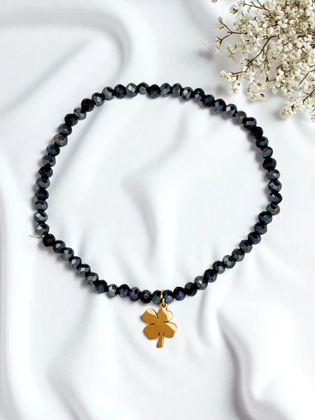 Bracelet femme Royalfashion avec pendentif trèfle