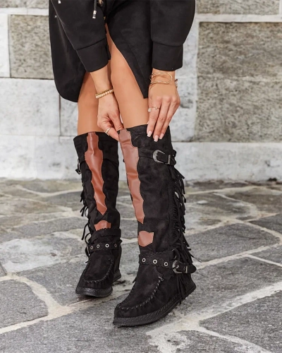 Royalfashion Bottes pour femmes avec ancre cachée Indio