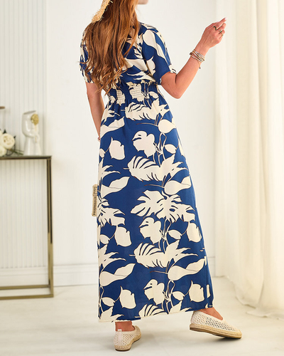 Royalfashion Robe midi imprimée pour femme