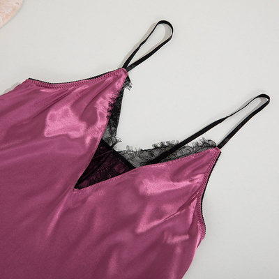 Pyjama femme violet 2 pièces - Sous-vêtements