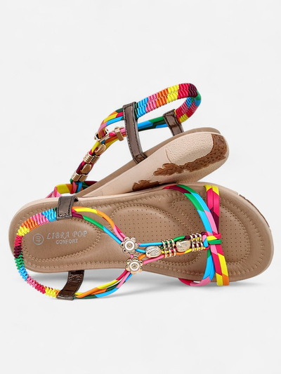 Sandales pour femmes Royalfashion avec décorations Veve