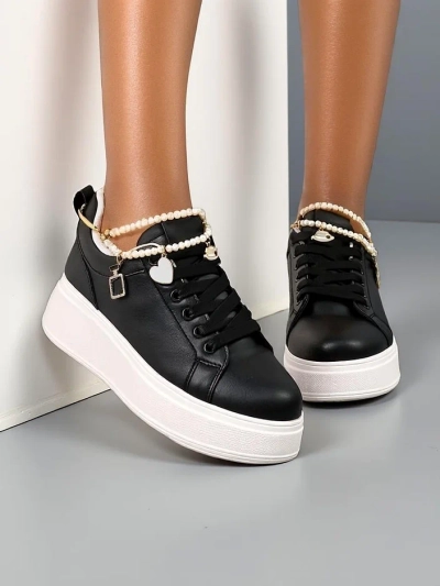 Royalfashion Baskets de sport plateformes pour femmes Helsas