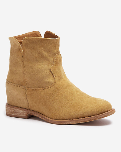 Bottes de cowboy sur un coin intérieur en chameau Bluestone - Chaussures 1