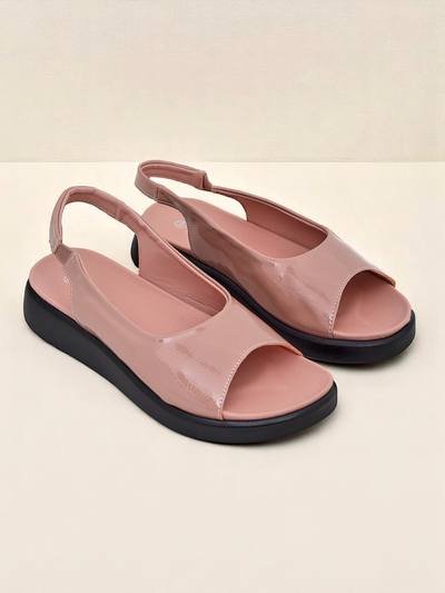 Royalfashion Sandales pour femmes à semelle épaisse Luna Shines