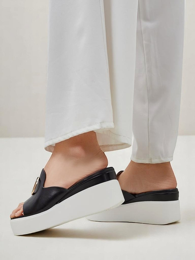 Royalfashion Sandales compensées pour femmes Daffin