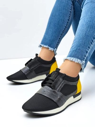 Royalfashion Baskets de Sport pour Femmes Fabric Gentlesi