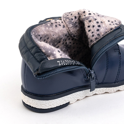 Bottines de randonnée enfant bleu marine Neima - Footwear