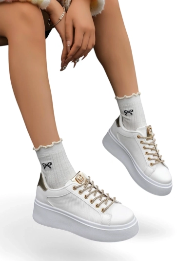 Baskets sportives Royalfashion pour femmes avec lacets décoratifs Eone