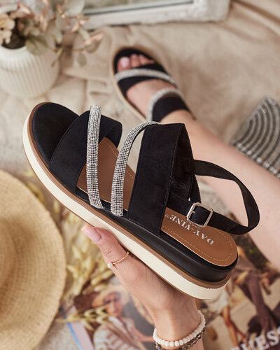 Royalfashion Sandales à talons bas Obissa pour femme