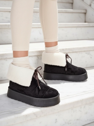 Bottes de neige à lacets pour femmes Royalfashion Wdeno