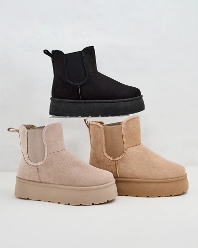 Royalfashion Bottes courtes Nomas a'la bottes de neige pour femmes