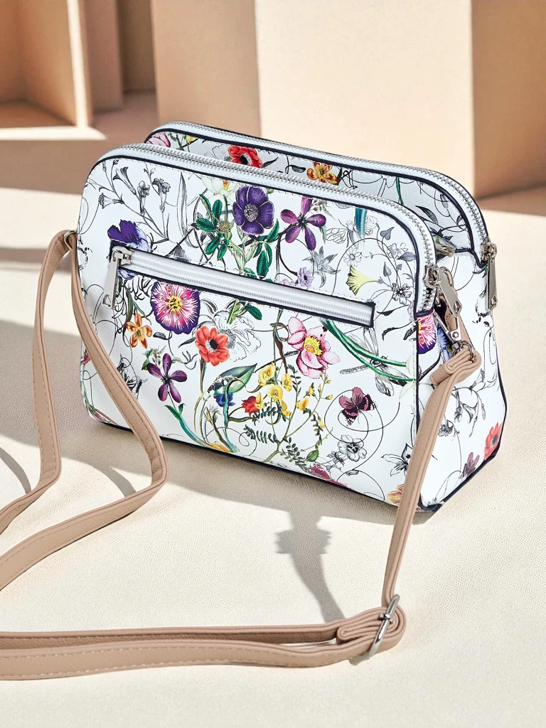 Royalfashion Petit sac à main pour femme en cuir écologique Florentia