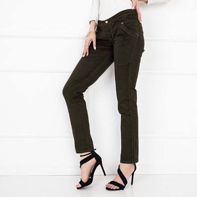 Jean femme marron - vêtements