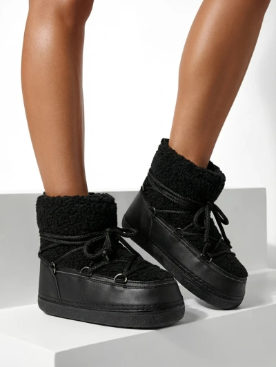 Bottes de neige pour femmes avec peau de mouton Uvella