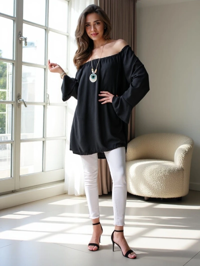 Blouse femme Royalfashion a'la espagnole avec volants