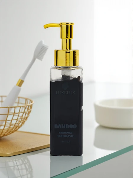 LUXELUX Dentifrice blanchissant à la taurine et au charbon actif
