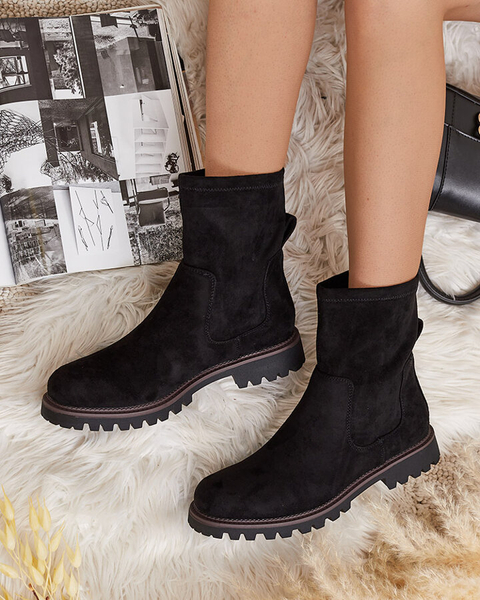 Royalfashion Bottes Gebimma pour femme en éco-suède