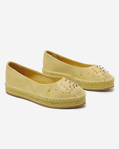 Espadrilles jaunes pour femmes avec jets Edmaria - Footwear