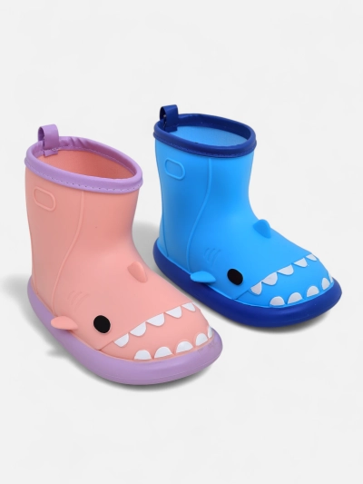 Royalfashion Bottes en caoutchouc pour enfants Shark Shark
