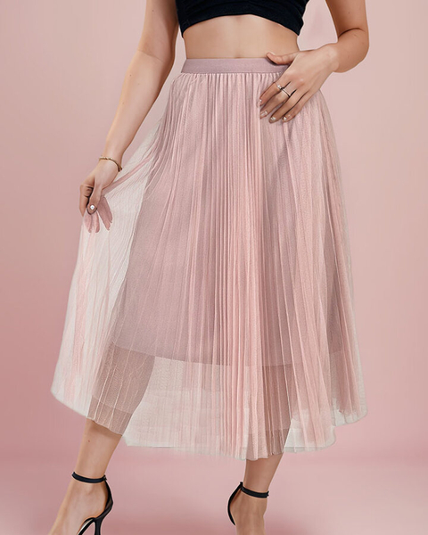 Royalfashion Jupe midi double épaisseur pour femme