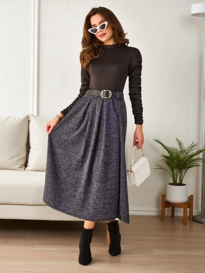 Jupe midi pour femmes Royalfashion
