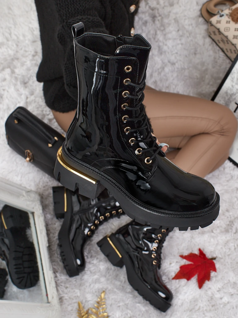 Royalfashion Bottines worker pour femmes Elolio