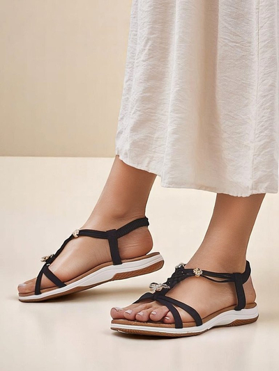 Royalfashion Sandales ornées pour femmes Fiacco