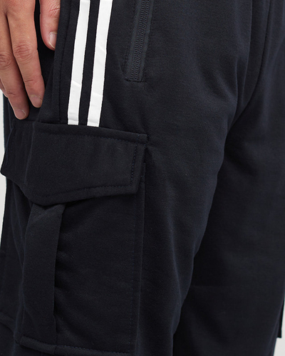 Pantalon de survêtement bleu marine homme - Vêtements