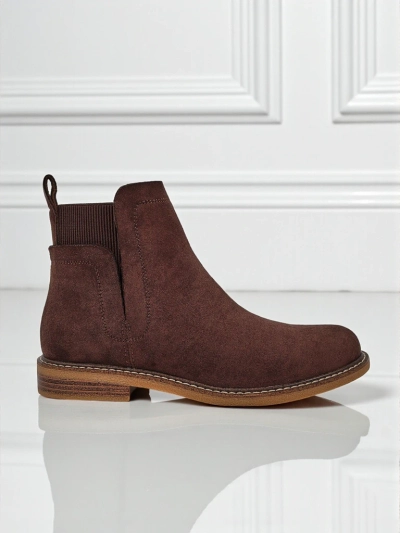 Bottines Chelsea pour femmes en éco-daim Veysi