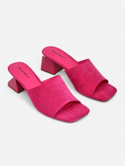 Royalfashion mules pour femmes à talons décoratifs Vollatie