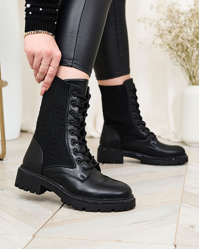 Royalfashion Bottines à lacets pour femme Gordell