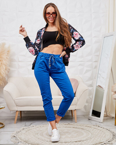 Royalfashion Pantalon femme en tissu