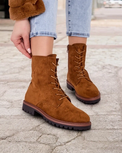 Bottines à lacets pour femmes Royalfashion Gosop