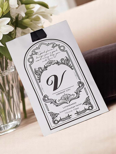 Sachets parfumés pour voitures, sacs, placards et salles de bain Vibrant City
