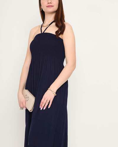 Robe midi marine GRANDE TAILLE - Vêtements