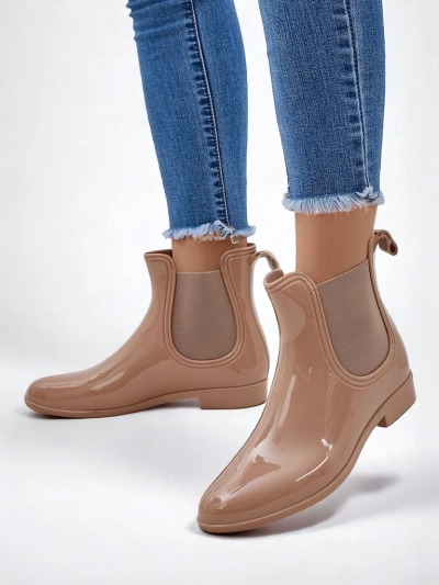 Bottes en caoutchouc laquées Royalfashion pour femmes Seris