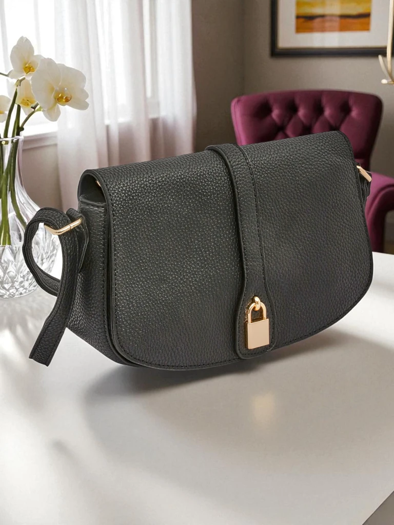 Royalfashion Petit sac à main pour femme en cuir écologique Moderno Viva