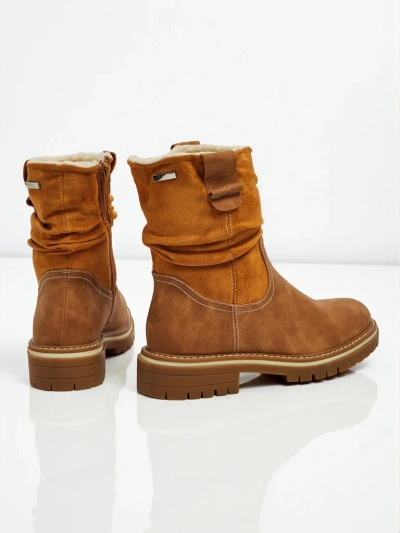 Bottines hautes pour femmes en éco-daim Liora