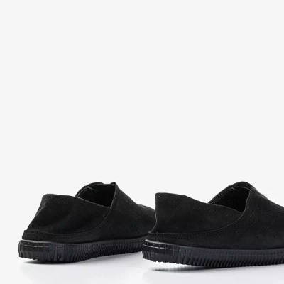 OUTLET Slip sur femme noir ajouré Nella - Chaussures