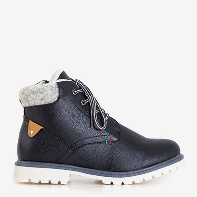 Bottes isolantes Tiptop noires pour garçon - Chaussures