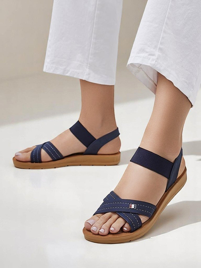Royalfashion Sandales élastiques pour femmes Zerefis