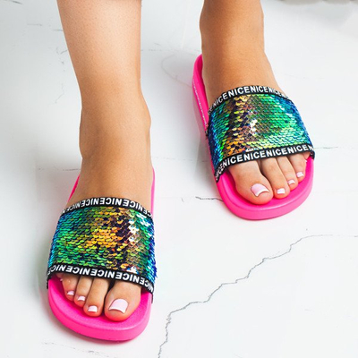Sandales Summer Glow Fuchsia Sequins - Footwear