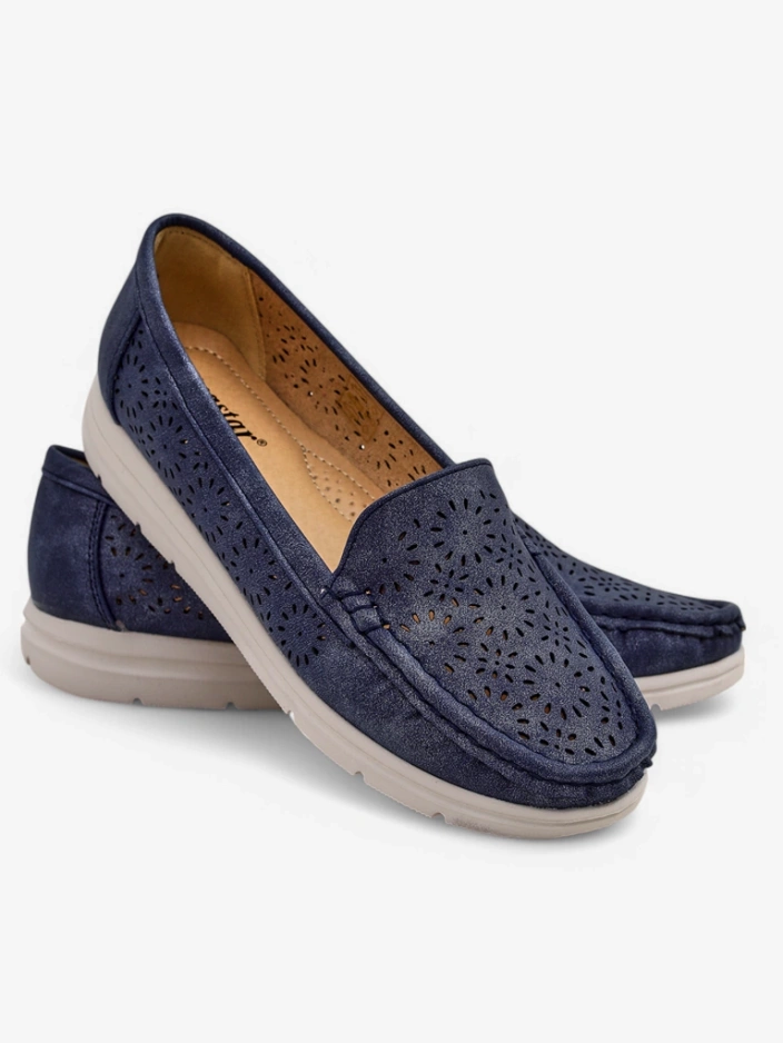 Mocassins perforés Royalfashion pour femmes Besset