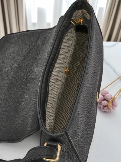 Royalfashion Petit sac à main pour femme en cuir écologique Moderno Viva