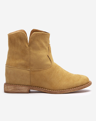 Bottes de cowboy sur un coin intérieur en chameau Bluestone - Chaussures 1