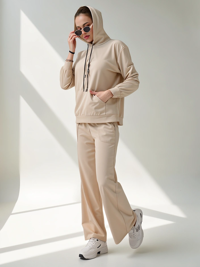 Royalfashion Ensemble décontracté en viscose pour femmes