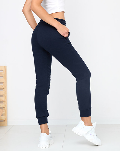 Pantalon de jogging femme bleu marine - Vêtement