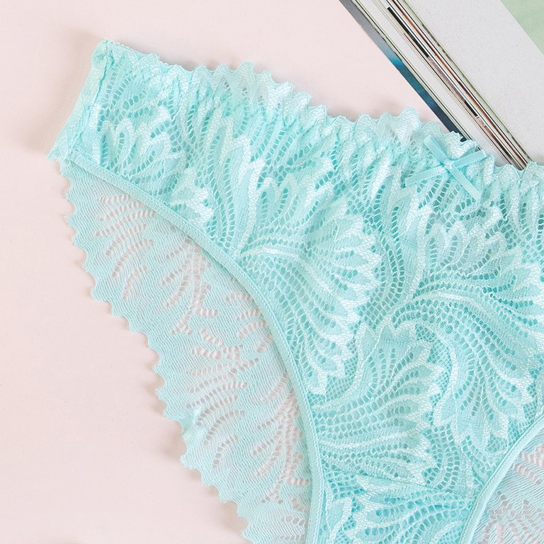Culotte femme en dentelle menthe - Sous-vêtements