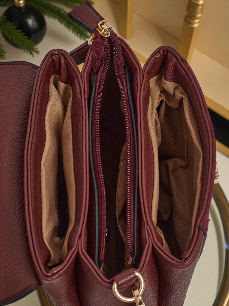 Petit sac à main pour femmes en cuir écologique Aurella